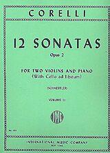 Arcangelo Corelli Notenblätter 12 Sonatas op.2 Vol.3 (Nos.9-12)