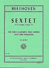 Ludwig van Beethoven Notenblätter Sextett Es-Dur op.71