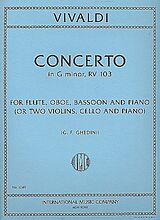 Antonio Vivaldi Notenblätter Concerto in g Minor F.XII-4