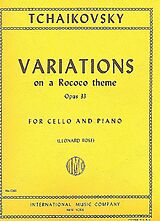 Peter Iljitsch Tschaikowsky Notenblätter Variations on a Rococo Theme op.33