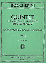 Luigi Boccherini Notenblätter Quintet D major op.11 G276