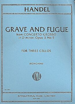 Georg Friedrich Händel Notenblätter Grave and Fugue from Concerto grosso d minor op.3,5