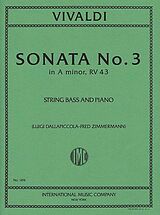 Antonio Vivaldi Notenblätter Sonata no.3