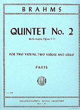 Johannes Brahms Notenblätter Quintet G-Dur op.111