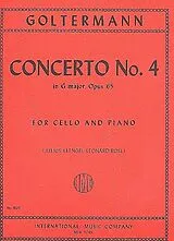 Georg Eduard Goltermann Notenblätter Concerto G major no.4 op.65