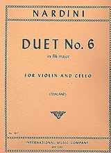 Pietro Nardini Notenblätter Duet no.6 in B flat major