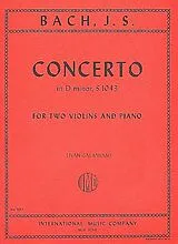 Johann Sebastian Bach Notenblätter Concerto d minor BWV1043