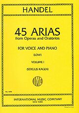 Georg Friedrich Händel Notenblätter 45 Arias from Operas and Oratorios vol.1