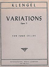 Julius (Sohn) *1859 Klengel Notenblätter Variations op.15