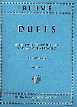 Oskar Blume Notenblätter Duets vol.1