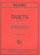 Oskar Blume Notenblätter Duets vol.2