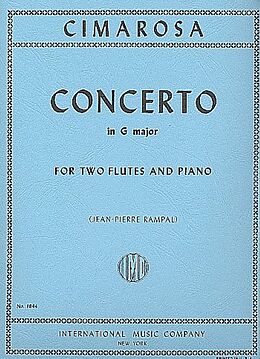 Domenico Cimarosa Notenblätter Concerto G major