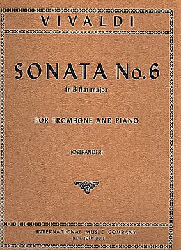 Antonio Vivaldi Notenblätter Sonata no.6 in B flat major