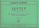 Camille Saint-Saens Notenblätter Septet E flat major op.65