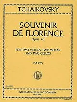 Peter Iljitsch Tschaikowsky Notenblätter Souvenir de Florence op.70
