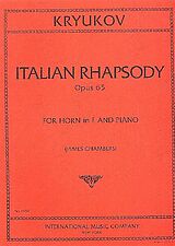 Vladimir Kryukov Notenblätter Italian Rhapsody op.65