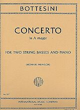 Giovanni Bottesini Notenblätter Concerto in A major