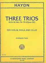 Franz Joseph Haydn Notenblätter 3 Trios op.32