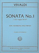 Antonio Vivaldi Notenblätter Sonata B flat major no.1