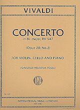 Antonio Vivaldi Notenblätter Concerto B Flat Major RV 547, op.20/2