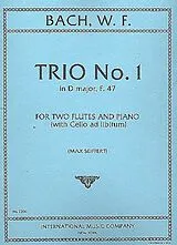 Wilhelm Friedemann Bach Notenblätter Trio D major no.1