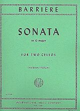 Jean-Baptiste Barriere Notenblätter Sonata G major