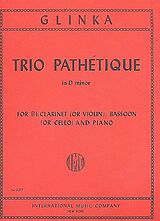 Michael Iwanowitsch Glinka Notenblätter Trio pathetique d minor