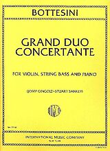 Giovanni Bottesini Notenblätter Grand Duo concertant