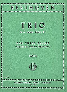 Ludwig van Beethoven Notenblätter Trio C major op.87