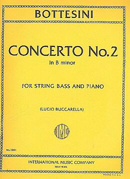 Giovanni Bottesini Notenblätter Concerto b minor no.2