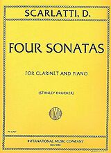 Domenico Scarlatti Notenblätter 4 Sonatas