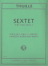 Ludwig Thuille Notenblätter Sextet in Bb major op.6