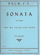 Johann Sebastian Bach Notenblätter Sonata C major