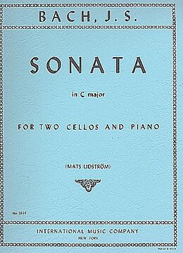 Johann Sebastian Bach Notenblätter Sonata C major