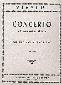 Antonio Vivaldi Notenblätter Concerto c minor op.21,4