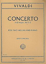 Antonio Vivaldi Notenblätter Concerto D major F.I,41