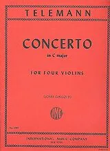 Georg Philipp Telemann Notenblätter Concerto C major