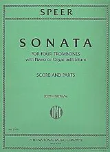 Daniel Georg Speer Notenblätter Sonata