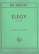 Jules de Swert Notenblätter Elegy op.47