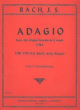 Johann Sebastian Bach Notenblätter Adagio aus der Toccata BWV564