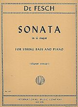 Willem de Fesch Notenblätter Sonata G major