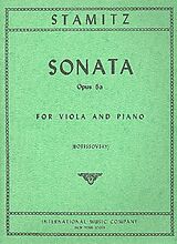 Johann Wenzel Anton Stamitz Notenblätter Sonata in e Minor op.6a