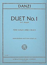 Franz Danzi Notenblätter Duett C-Dur Nr.1