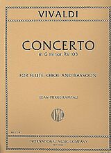 Antonio Vivaldi Notenblätter Concerto g minor RV103