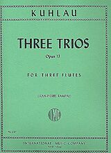 Friedrich Daniel Rudolph Kuhlau Notenblätter 3 Trios op.3