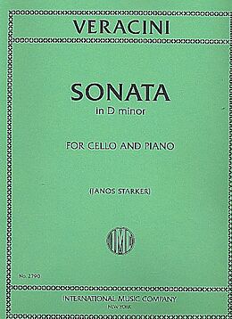 Antonio Veracini Notenblätter Sonata d minor
