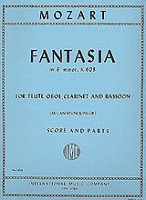 Wolfgang Amadeus Mozart Notenblätter Fantasia f minor KV608