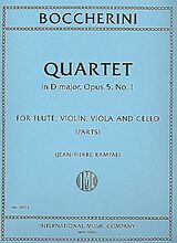 Luigi Boccherini Notenblätter Quartet D major op.5,1