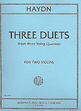 Franz Joseph Haydn Notenblätter 3 Duets from 3 String Quartets