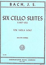 Johann Sebastian Bach Notenblätter 6 Cello Suites